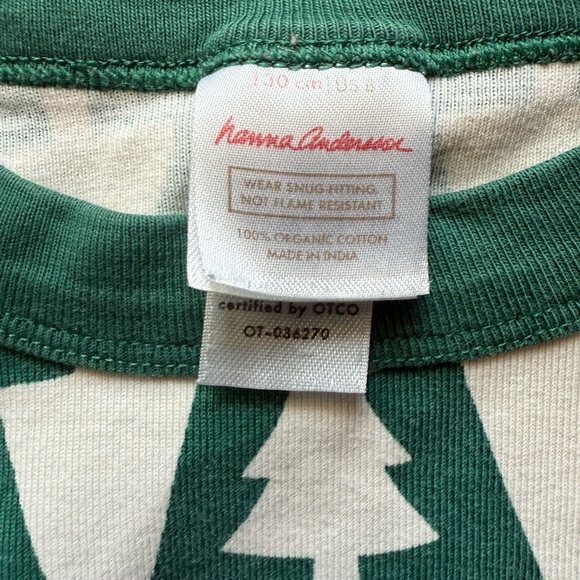 Hanna Andersson unisex Long Sleeve Pajama Top Bundle in Organic Cotton Size 8 - Picture 5 of 12